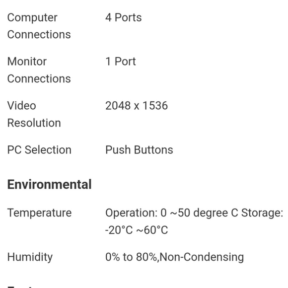 ROSEWILL USB Cable KVM Switch 4-Port RKV-4UC factory sealed - Picture 7 of 9